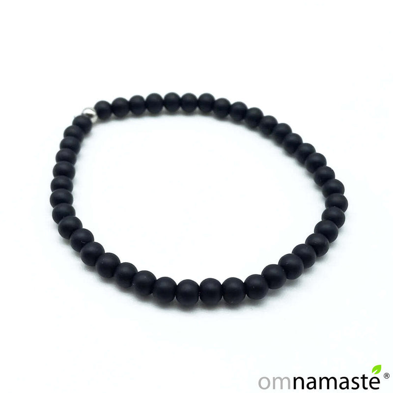 Pulsera Ónix Mate Bola 4mm